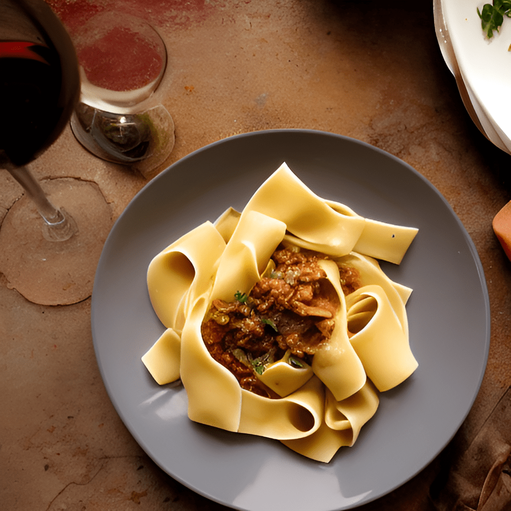 Pappardelle with Rabbit Ragù